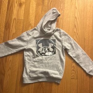 Gray Kids Under Armour Hoodie